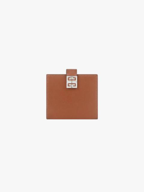 Givenchy SMALL 4G WALLET IN BOX LEATHER