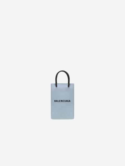 BALENCIAGA Women's Mini Shopping Bag in Blue