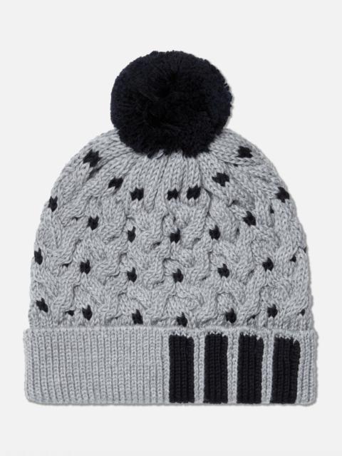 Thom Browne MERINO WOOL CABLE BEANIE