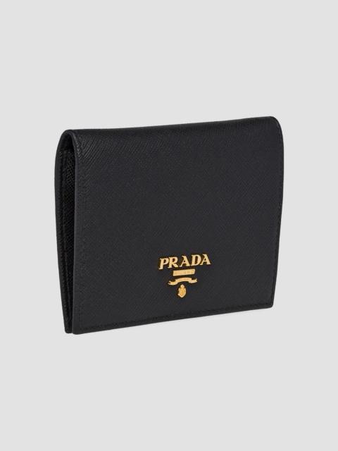 Prada Women's Small Saffiano Leather Wallet - Black