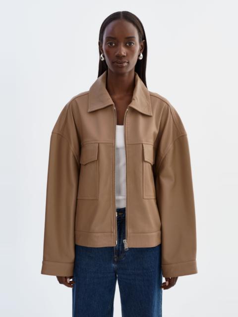 LAMARQUE MIA | Oversized Leather Jacket