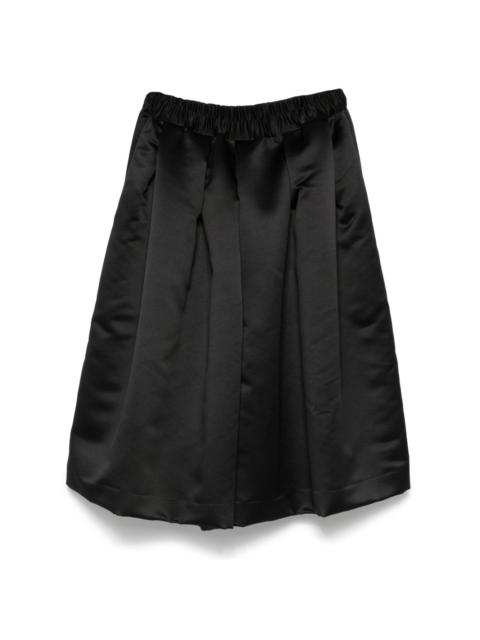 Comme Des Garçons satin wide-leg shorts