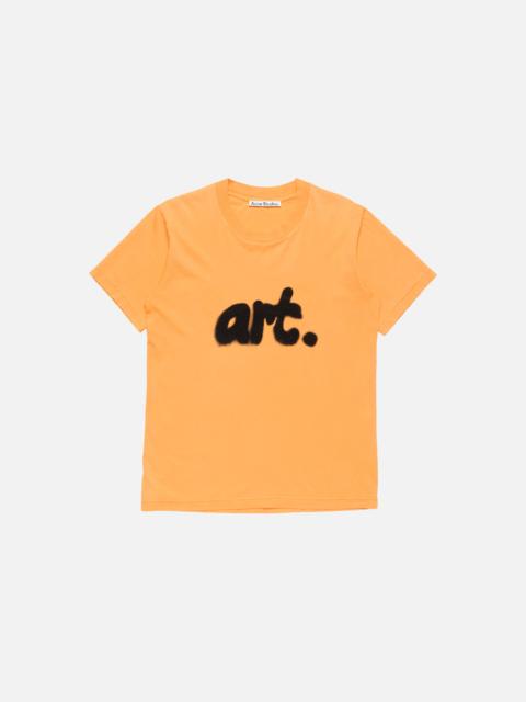 Acne Studios Graphic t-shirt - Saffron Yellow