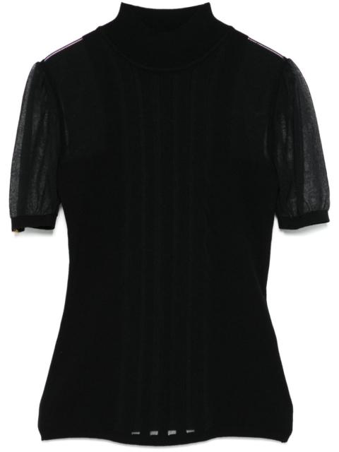 ELISABETTA FRANCHI high-collared top