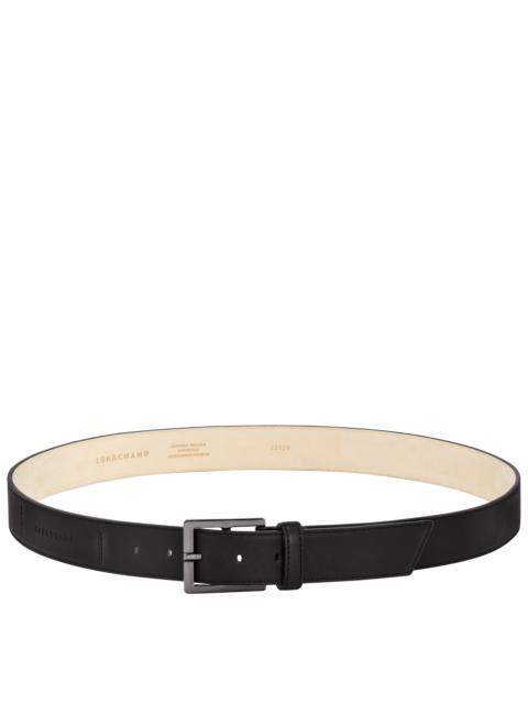 Longchamp 3D Men's belt Black - Leather