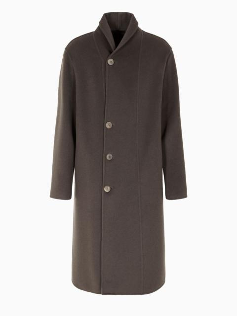 GIORGIO ARMANI Single-breasted double cashmere coat