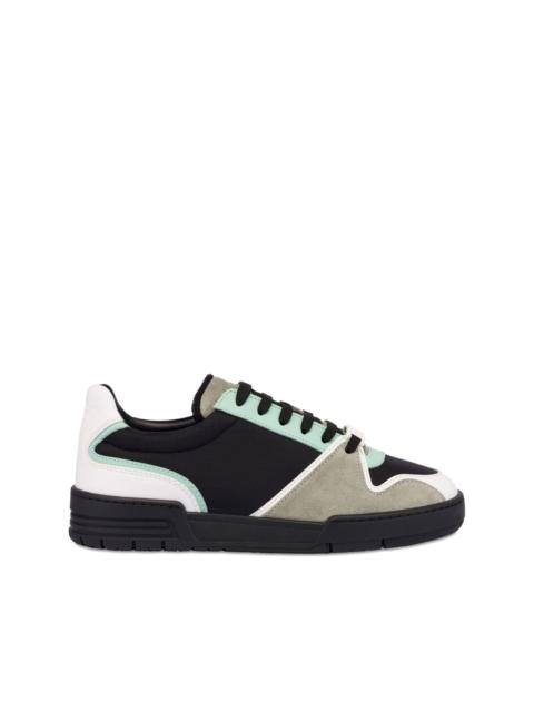 Moschino panelled lace-up sneakers