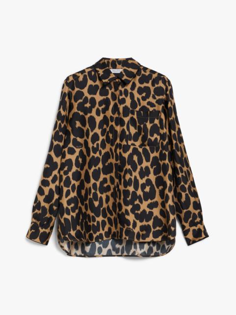 Max Mara ETNA Printed silk twill shirt