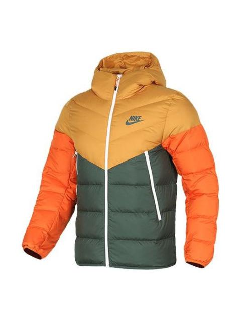 Nike Sportswear Windrunner Down Fill 'Orange Green' 928834-727