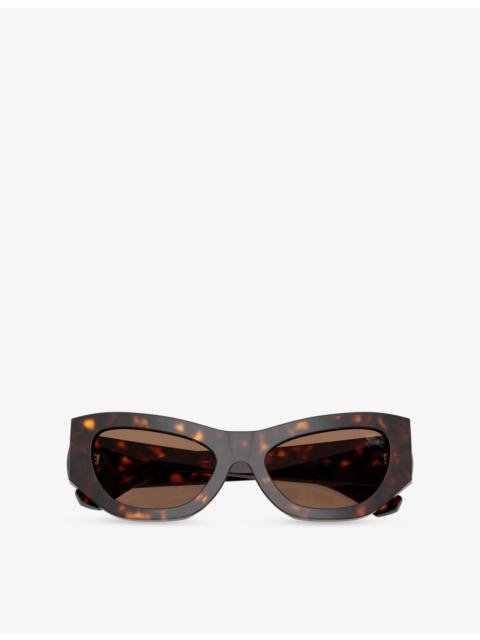 Burberry BE4450U Cat Eye-Frame Acetate Sunglasses
