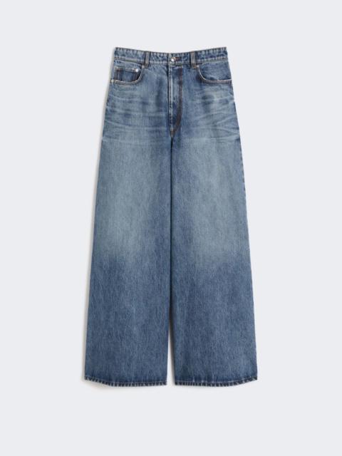 Sportmax Oversized low-waisted jeans - midnightblue
