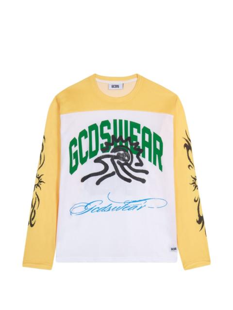 GCDS Sunset long-sleeve T-shirt