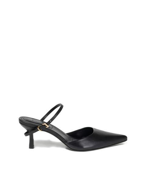 SIMKHAI 65mm Kieran pointed strap pumps