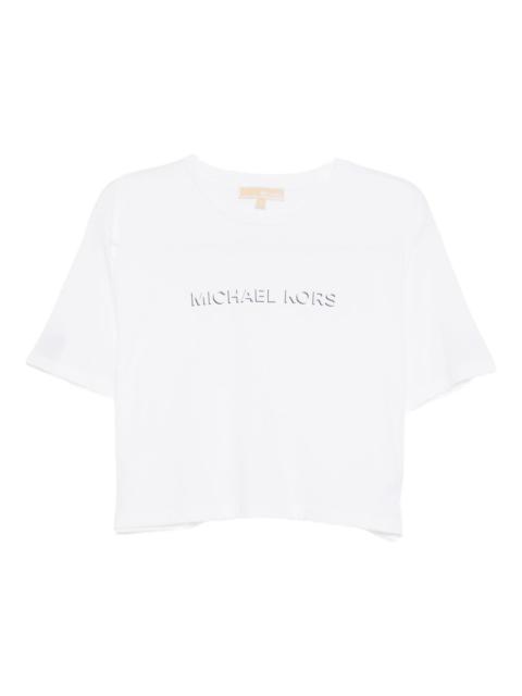 MICHAEL KORS logo-embossed T-shirt