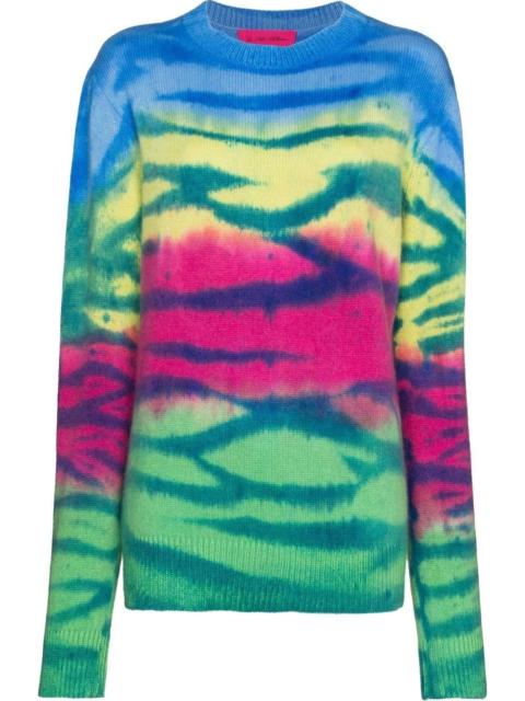The Elder Statesman tie-dye cashmere jumper