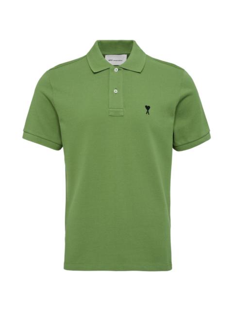 AMI Paris de Coeur cotton piqué polo shirt