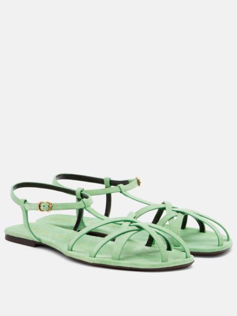 herbert levine The Catch suede sandals