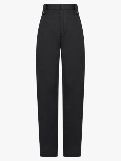 Bottega Veneta COTTON TWILL TROUSER | BLACK