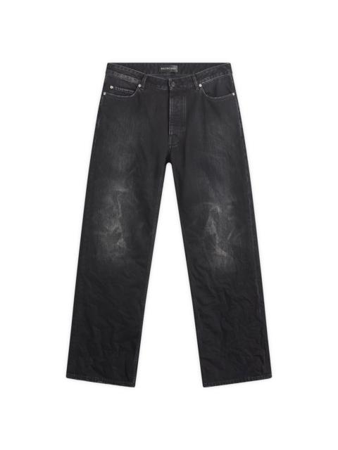 BALENCIAGA Balenciaga Distressed Fit Fadeout Black Denim Jeans