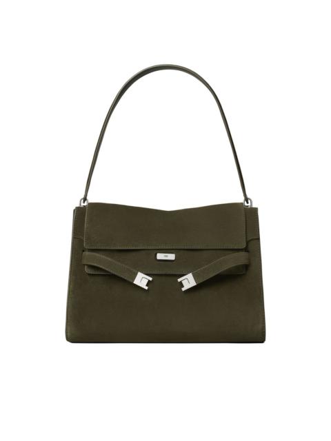 TORY BURCH large Lee Radziwill suede shoulder bag