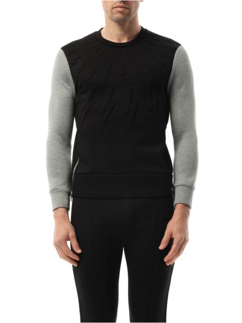 Neil Barrett Sweatshirt in Black/Grey