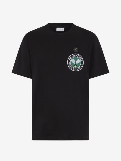 PHILIPP PLEIN logo-patch T-shirt