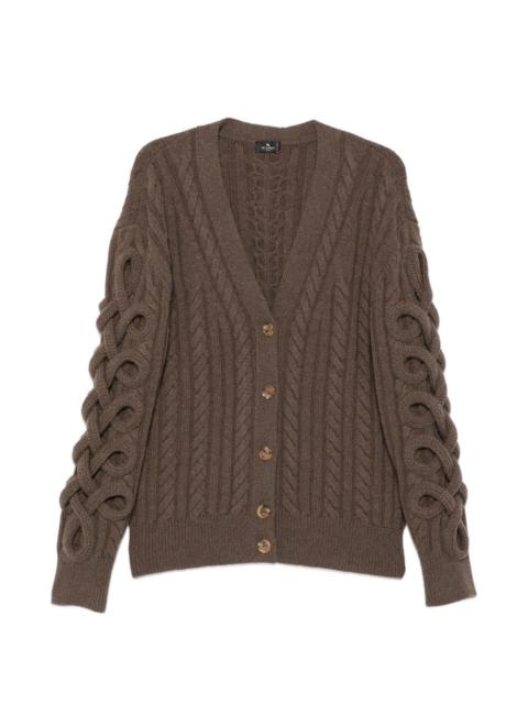 Etro cable-knit cardigan