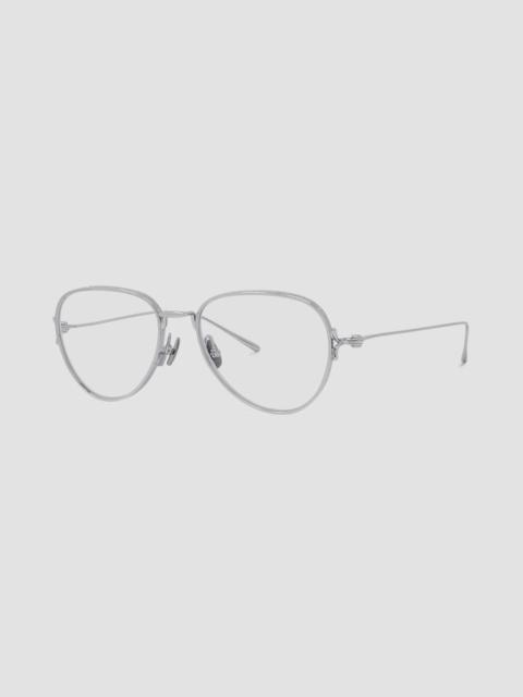 Loewe Men's x Matsuda 52MM Pilot Optical Eyeglasses - Silver