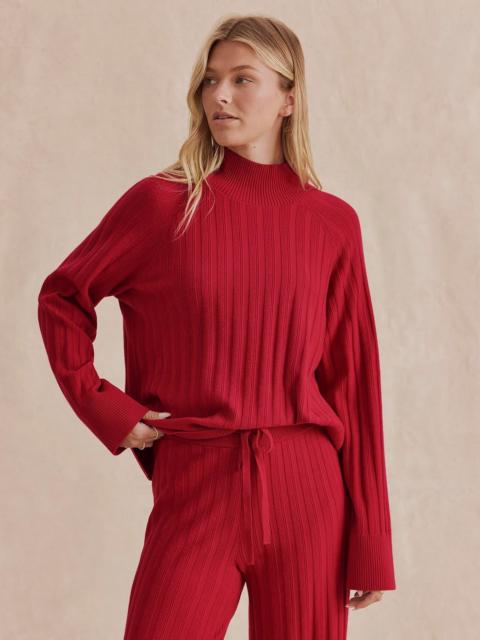 Splendid Logan Sweater Mock Neck