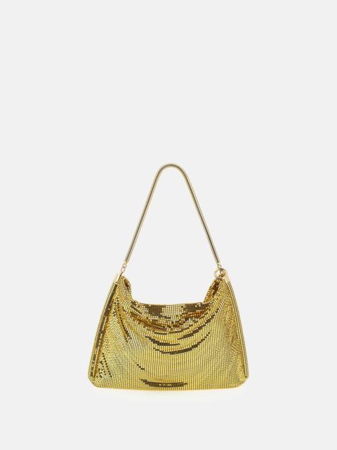 rabanne SMALL PIXEL TUBE SHOULDER BAG