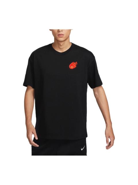 Nike Nike Max90 Basketball T-Shirt Asia Sizing 'Black' FZ8082-010