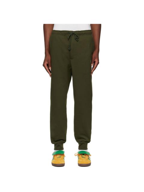Y-3 Green Cuffed Sweatpants