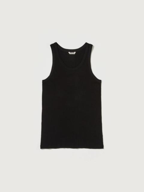 AURALEE ORGANIC SOFT RIB TANK
