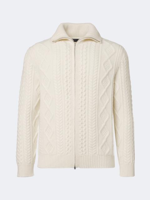 arch4 Mr Walter cable-knit cashmere cardigan