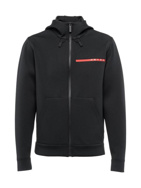 Prada Men's Technical Fabric Hoodie - Black