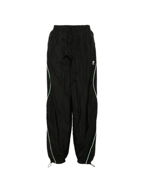 Parachute crinkled track trousers