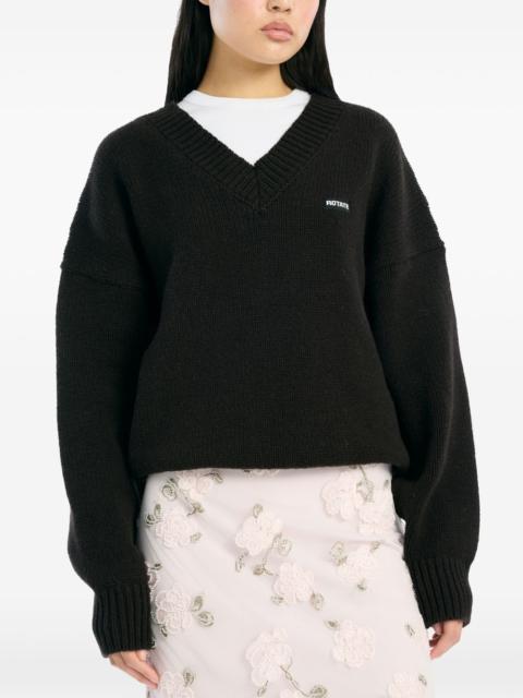 ROTATE V-neck sweater