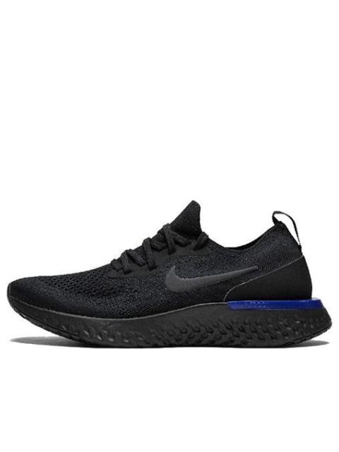 Nike (WMNS) Nike Epic React Flyknit 'Black Racer Blue' AQ0070-004