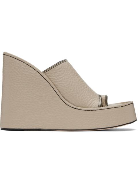 MIISTA Taupe Thais Sandals