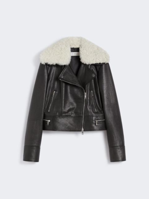 Sportmax Leather biker jacket