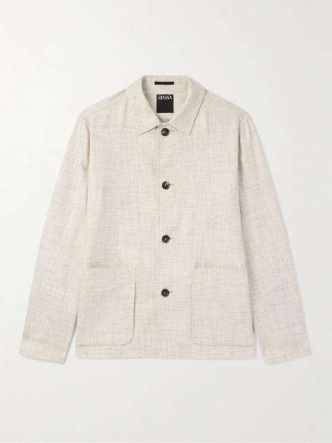 ZEGNA Bouclé-Twill Chore Jacket