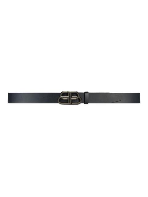 BALENCIAGA Men's BB Belt - Black