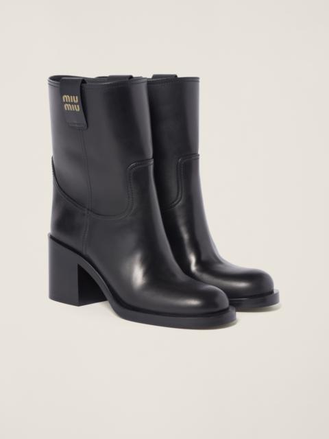Miu Miu Leather booties