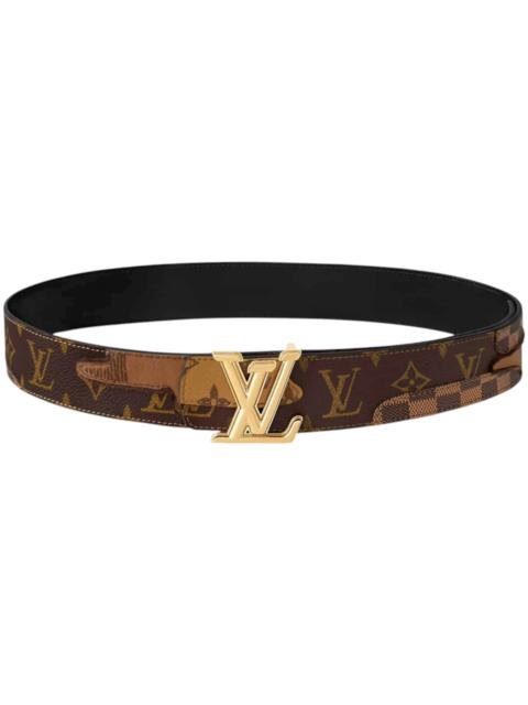Louis Vuitton Louis Vuitton x Nigo LV Dimension Monogram Landscape 40MM Reversible Belt Brown
