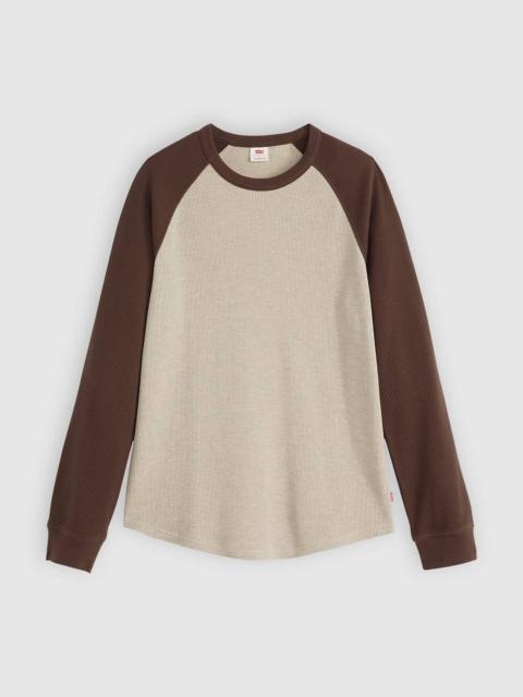 Levi's THERMAL RAGLAN CREWNECK T-SHIRT