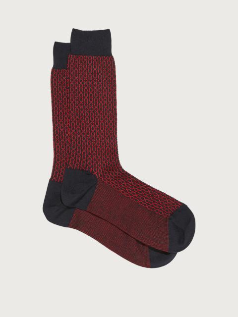 FERRAGAMO Medium Gancini sock