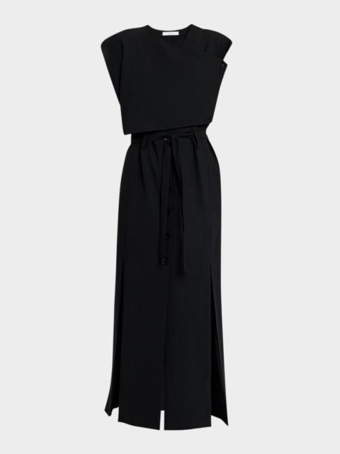 IRO Amilia Tie-Waist Maxi Dress