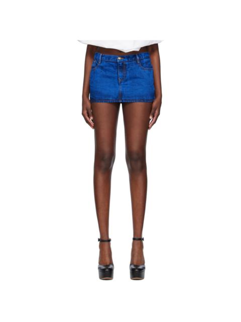 Vivienne Westwood Blue Foam Denim Miniskirt