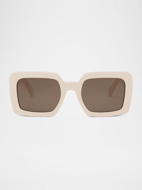 CELINE Triomphe Acetate Square Sunglasses