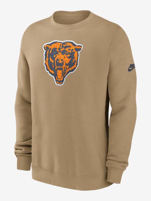 Nike Chicago Bears Swing Pass Rewind Club Men's Nike NFL Pullover Crew